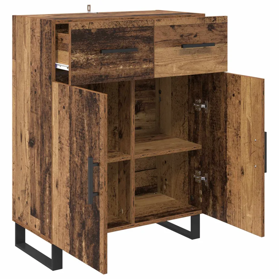 Buffet Bois Ancien 69,5 x 34 x 90 cm Bois d'ingénierie - 5