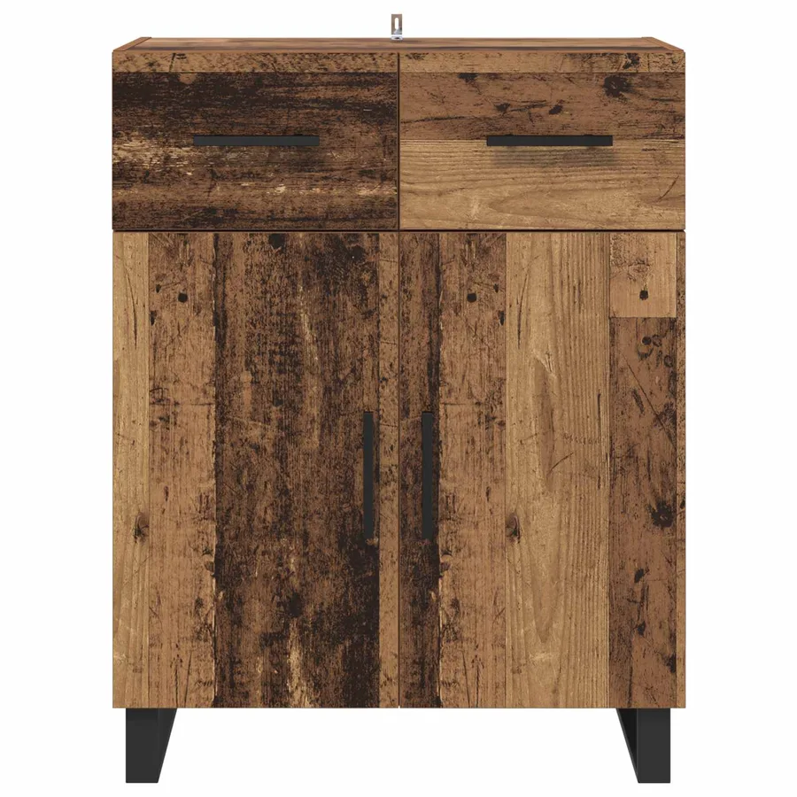 Buffet Bois Ancien 69,5 x 34 x 90 cm Bois d'ingénierie - 6