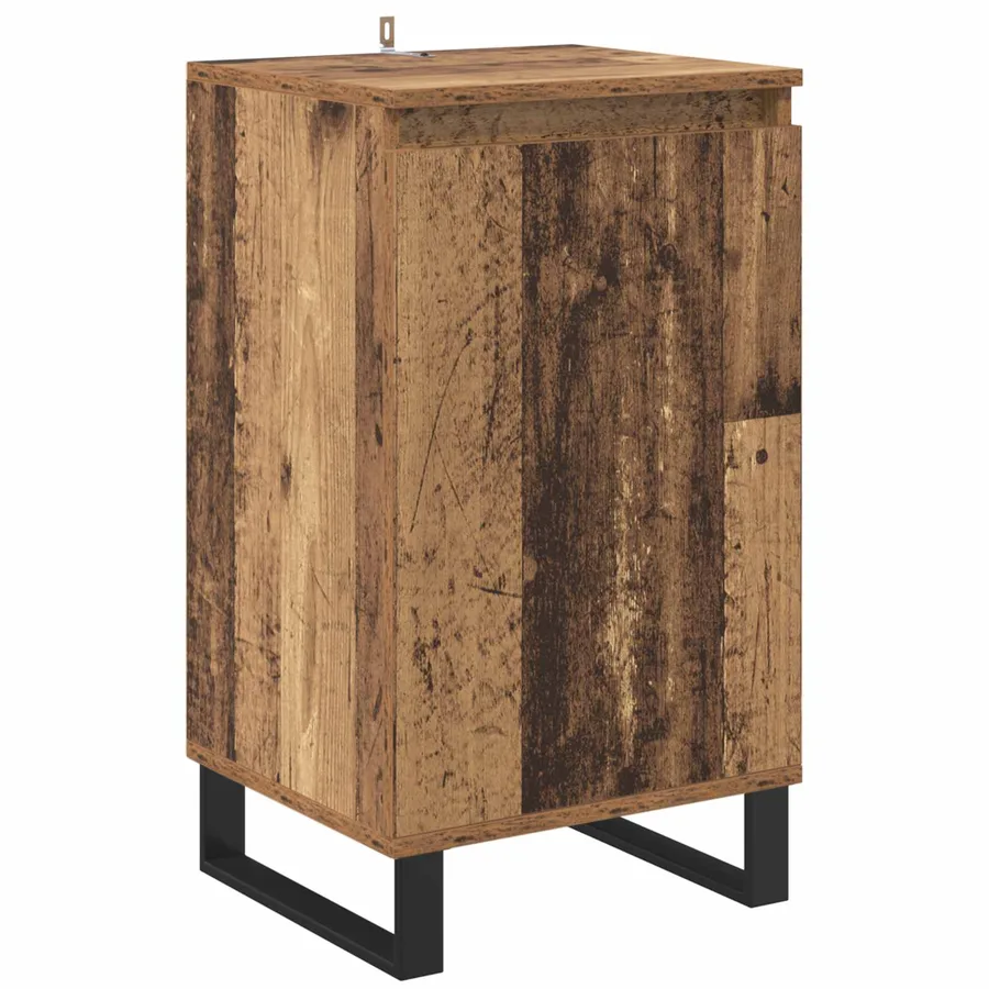 Buffet Bois ancien 40 x 35 x 70 cm Bois d'ingénierie - 2