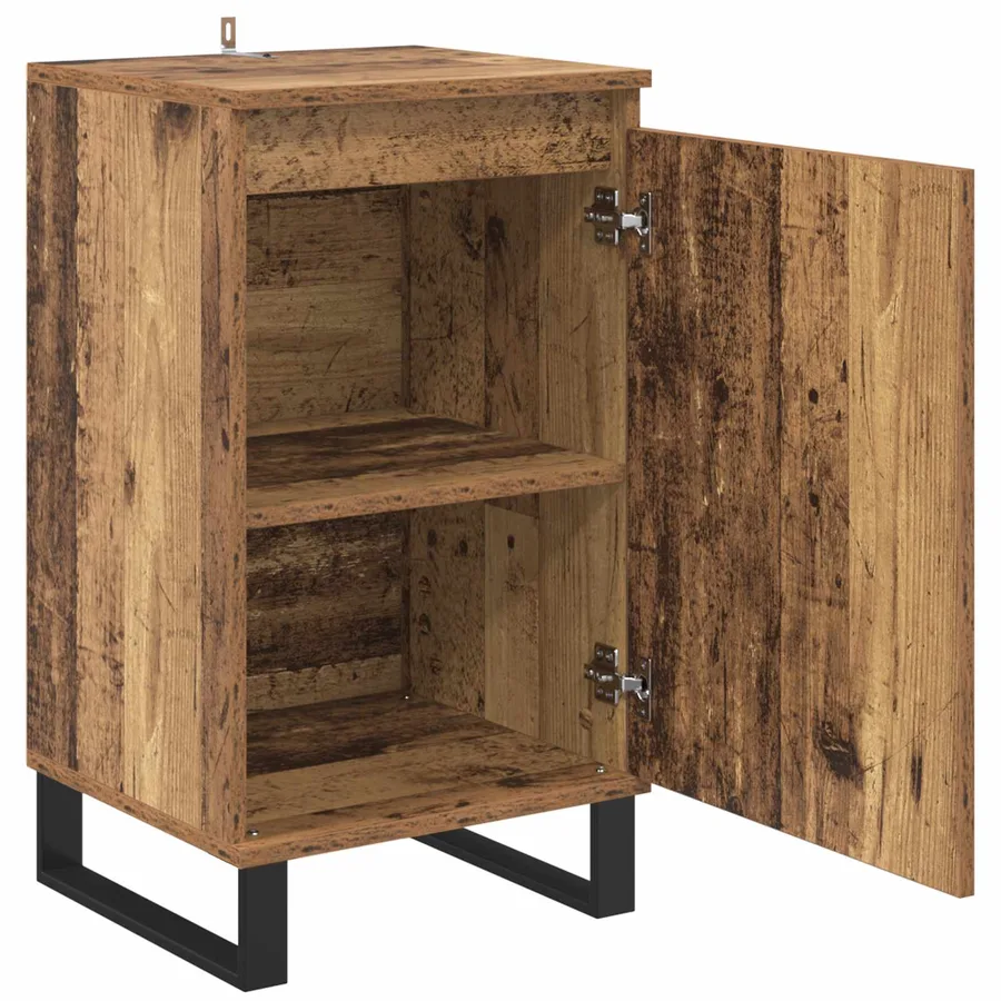 Buffet Bois ancien 40 x 35 x 70 cm Bois d'ingénierie - 5