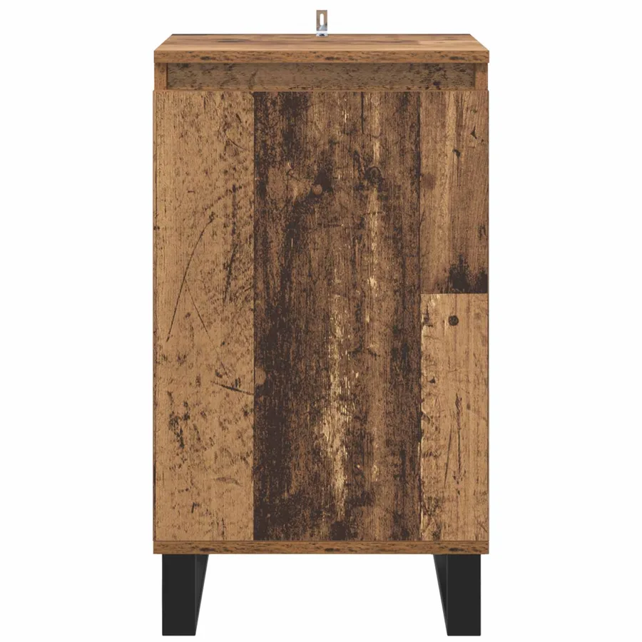 Buffet Bois ancien 40 x 35 x 70 cm Bois d'ingénierie - 6