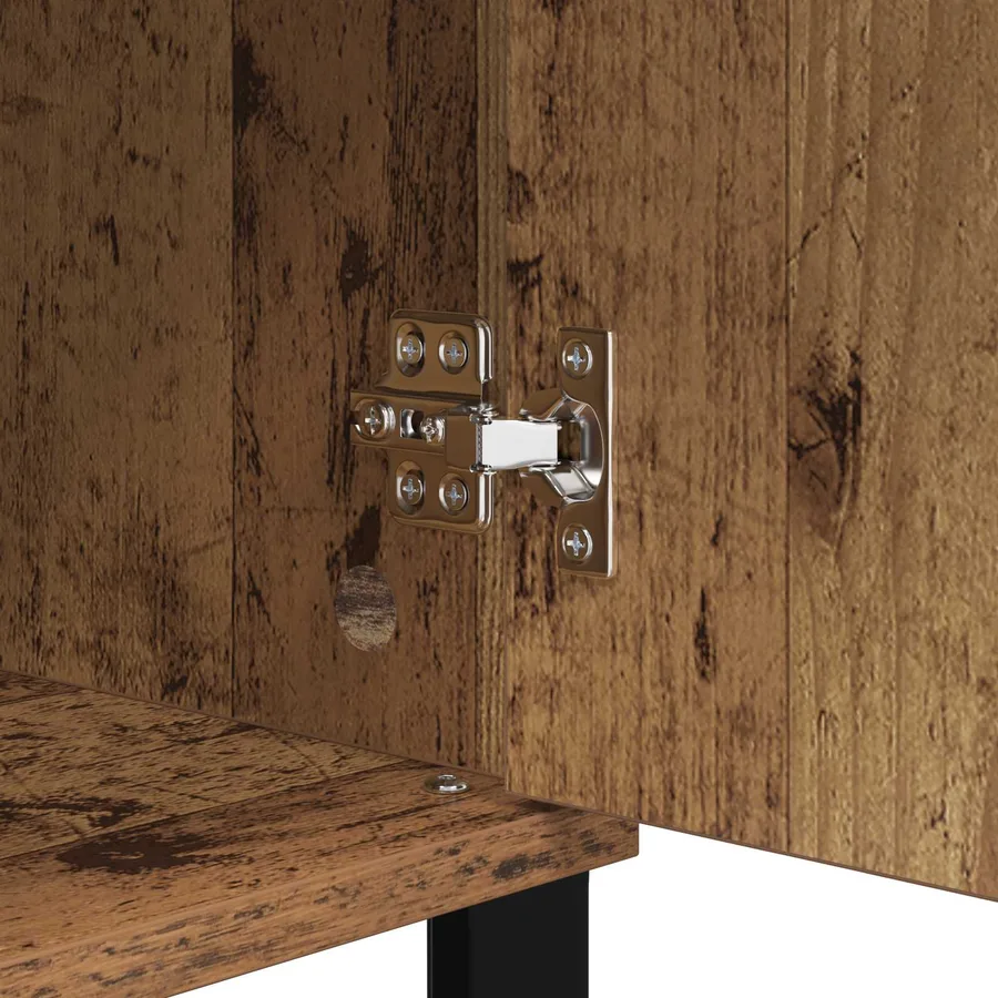 Buffet Bois ancien 40 x 35 x 70 cm Bois d'ingénierie - 9