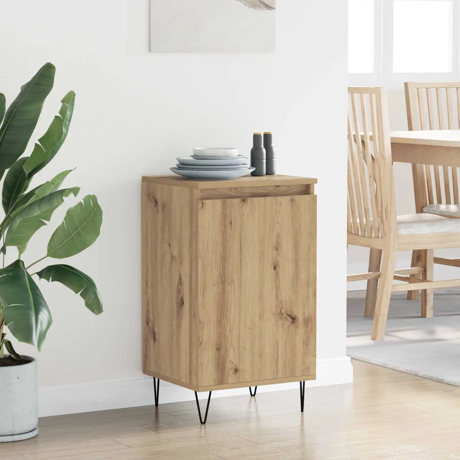 Buffet Chêne artisanal 40 x 35 x 70 cm Bois d'ingénierie - 4