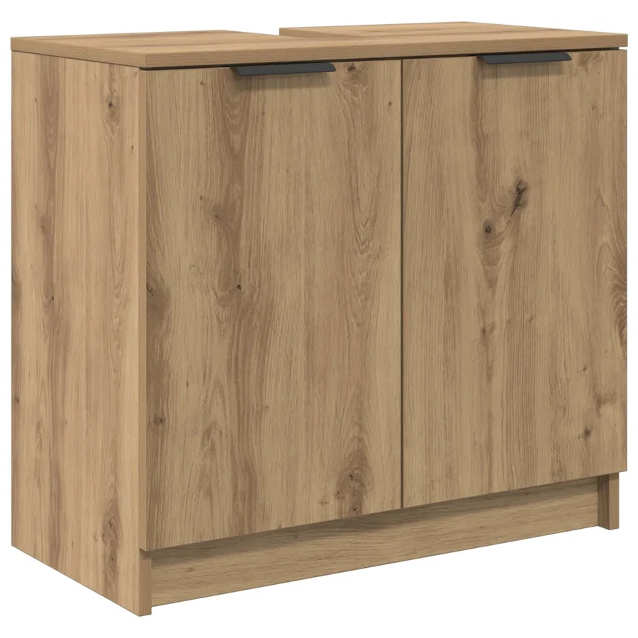 Cabinet de salle de bain Chêne artisanal 64,5 x 33,5 x 59 cm - 2