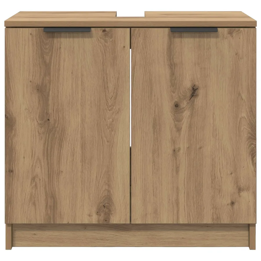 Cabinet de salle de bain Chêne artisanal 64,5 x 33,5 x 59 cm - 6