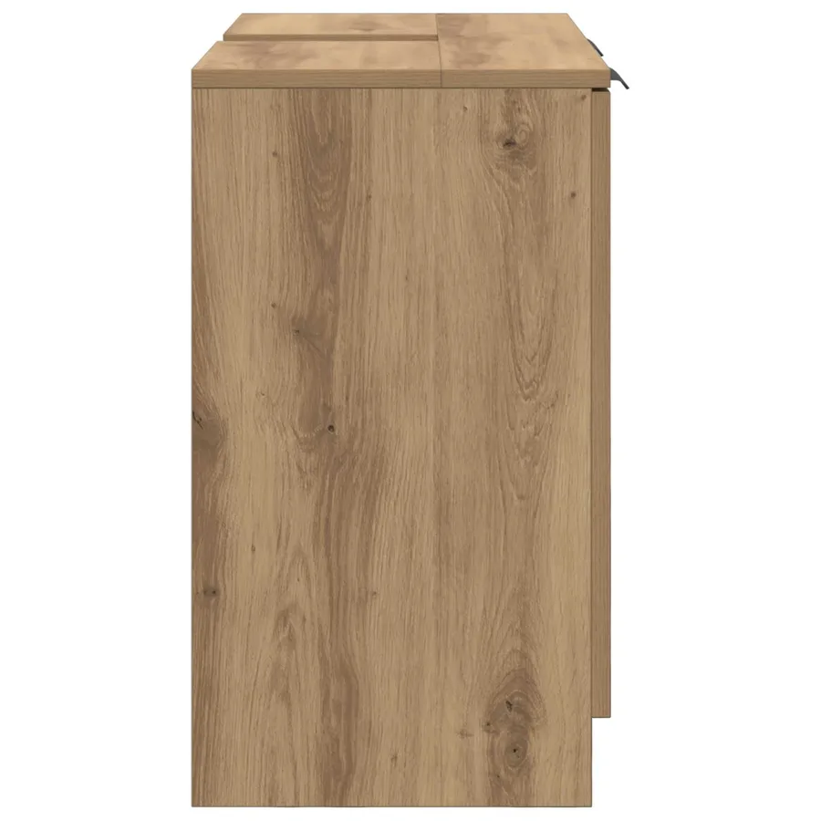 Cabinet de salle de bain Chêne artisanal 64,5 x 33,5 x 59 cm - 7