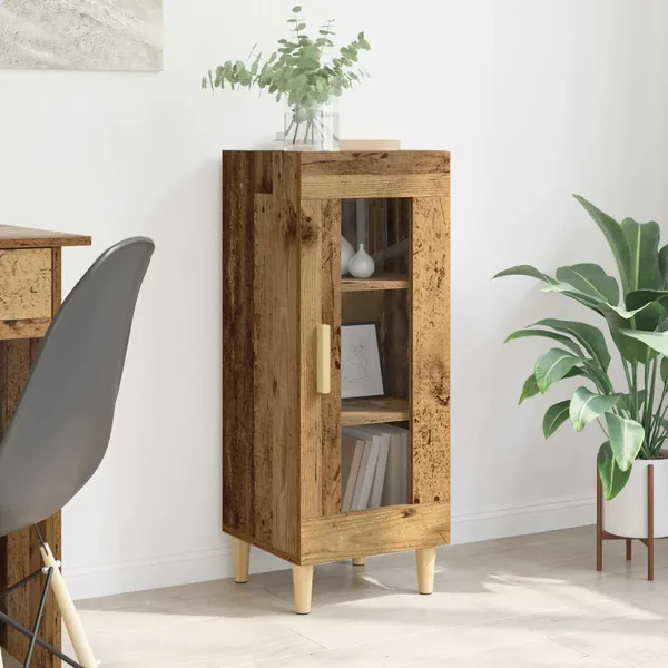 Buffet Bois ancien 34,5 x 32,5 x 90 cm Bois d'ingénierie