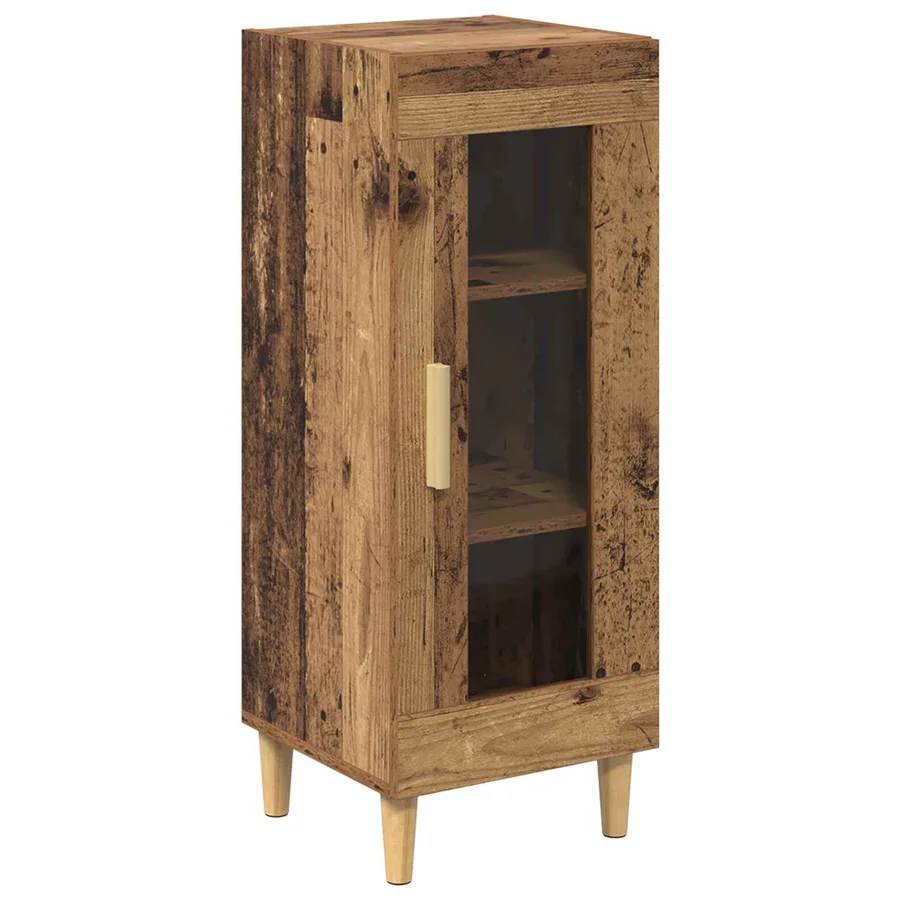 Buffet Bois ancien 34,5 x 32,5 x 90 cm Bois d'ingénierie - 2