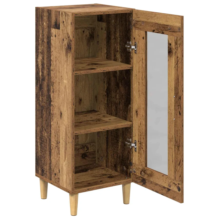 Buffet Bois ancien 34,5 x 32,5 x 90 cm Bois d'ingénierie - 5