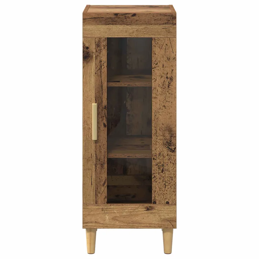 Buffet Bois ancien 34,5 x 32,5 x 90 cm Bois d'ingénierie - 6