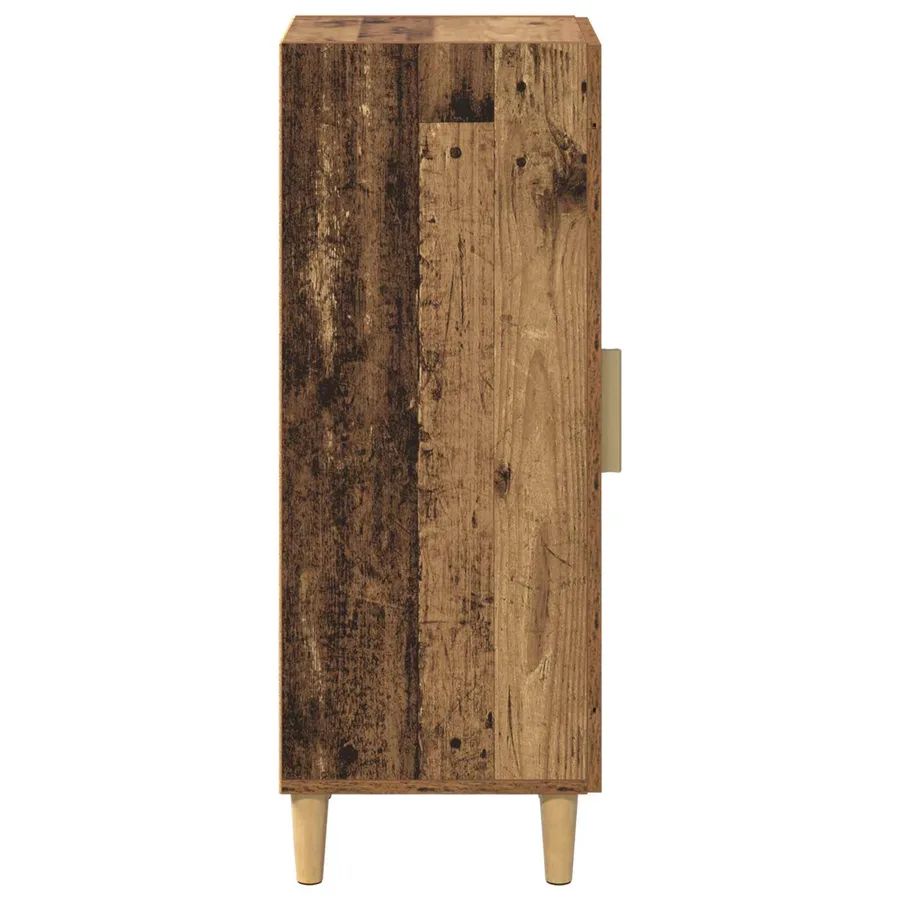 Buffet Bois ancien 34,5 x 32,5 x 90 cm Bois d'ingénierie - 7