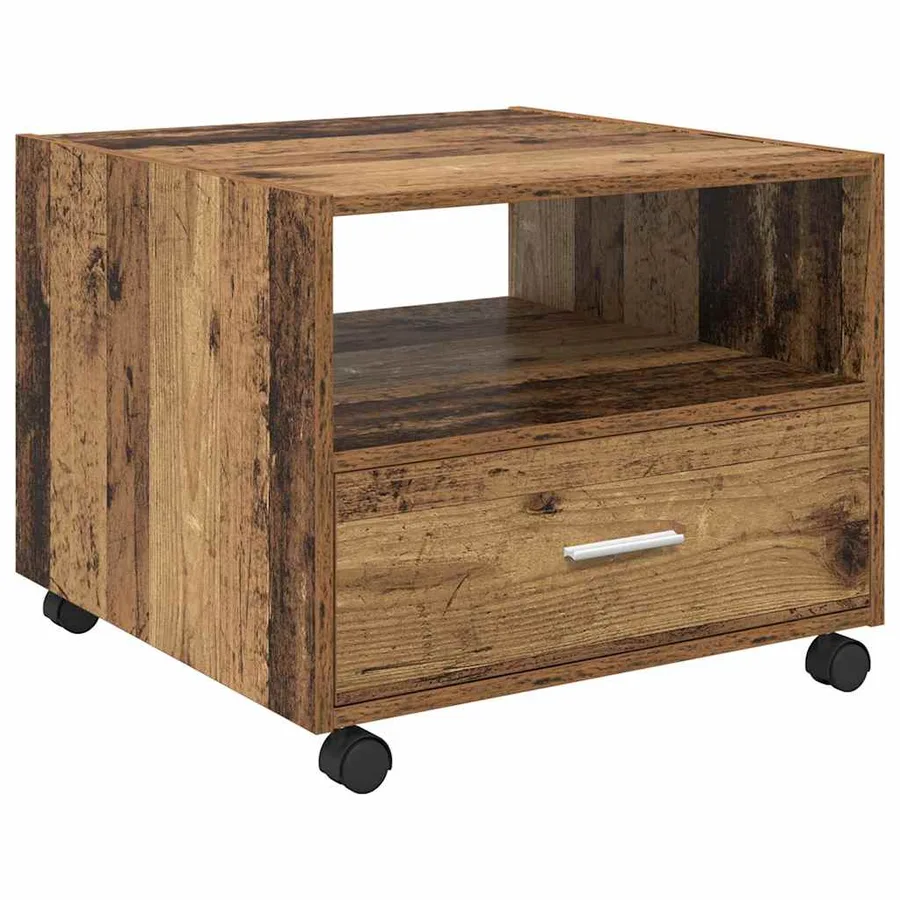 Table basse Bois Ancien 55 x 55 x 45cm Bois d'ingénierie - 2