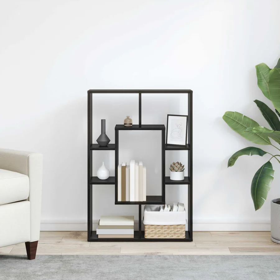 Bibliothèque Chêne noir 63 x 20 x 90 cm Bois d'ingénierie - 4