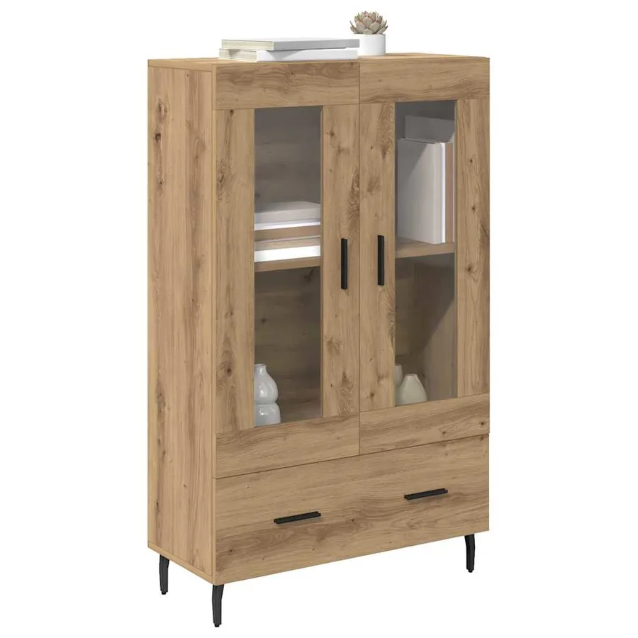 Haut Armoire Chêne artisanal 69,5 x 31 x 115 cm - 3