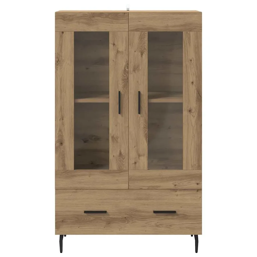 Haut Armoire Chêne artisanal 69,5 x 31 x 115 cm - 6