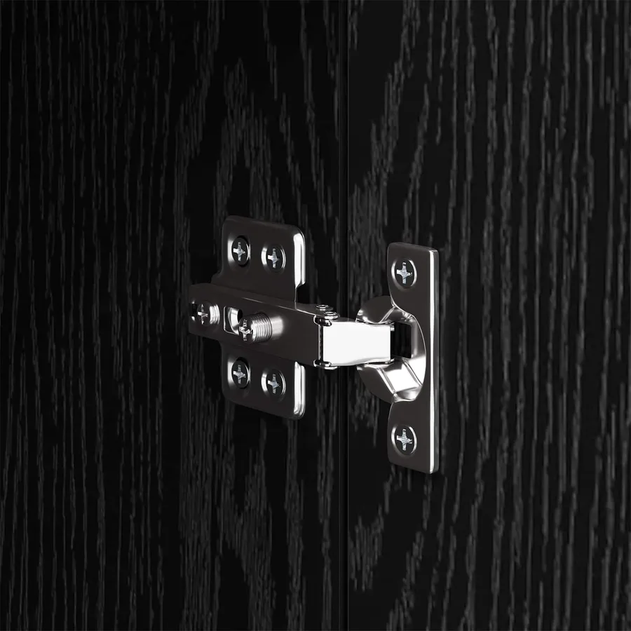 Buffet Chêne noir 34,5 x 32,5 x 90 cm Bois d'ingénierie - 9