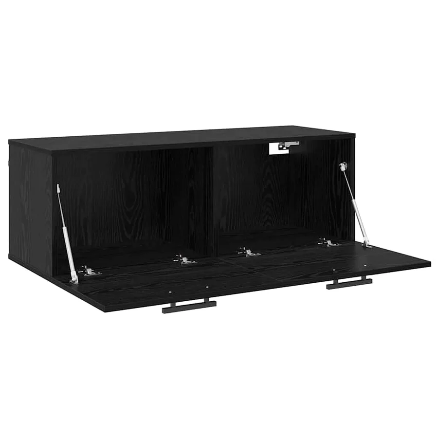 Meuble mural Chêne noir 100 x 36.5 x 35 cm Bois d'ingénierie - 5