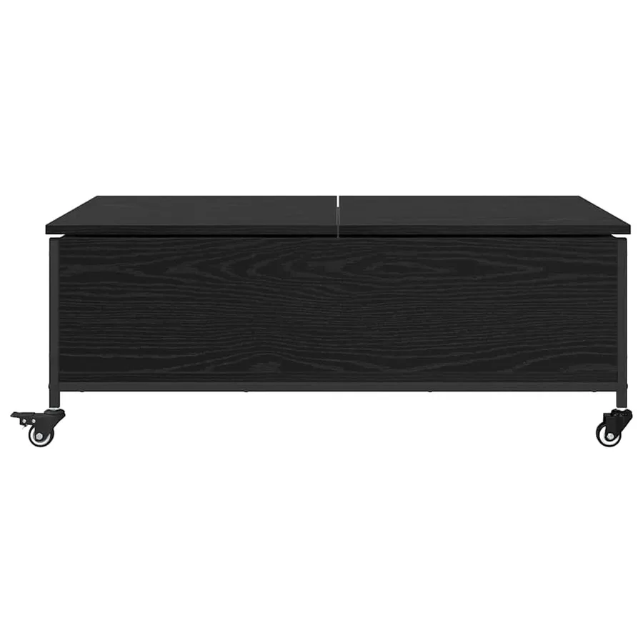 Table basse Chêne noir 91 x 55 x 32 cm Bois d'ingénierie - 6
