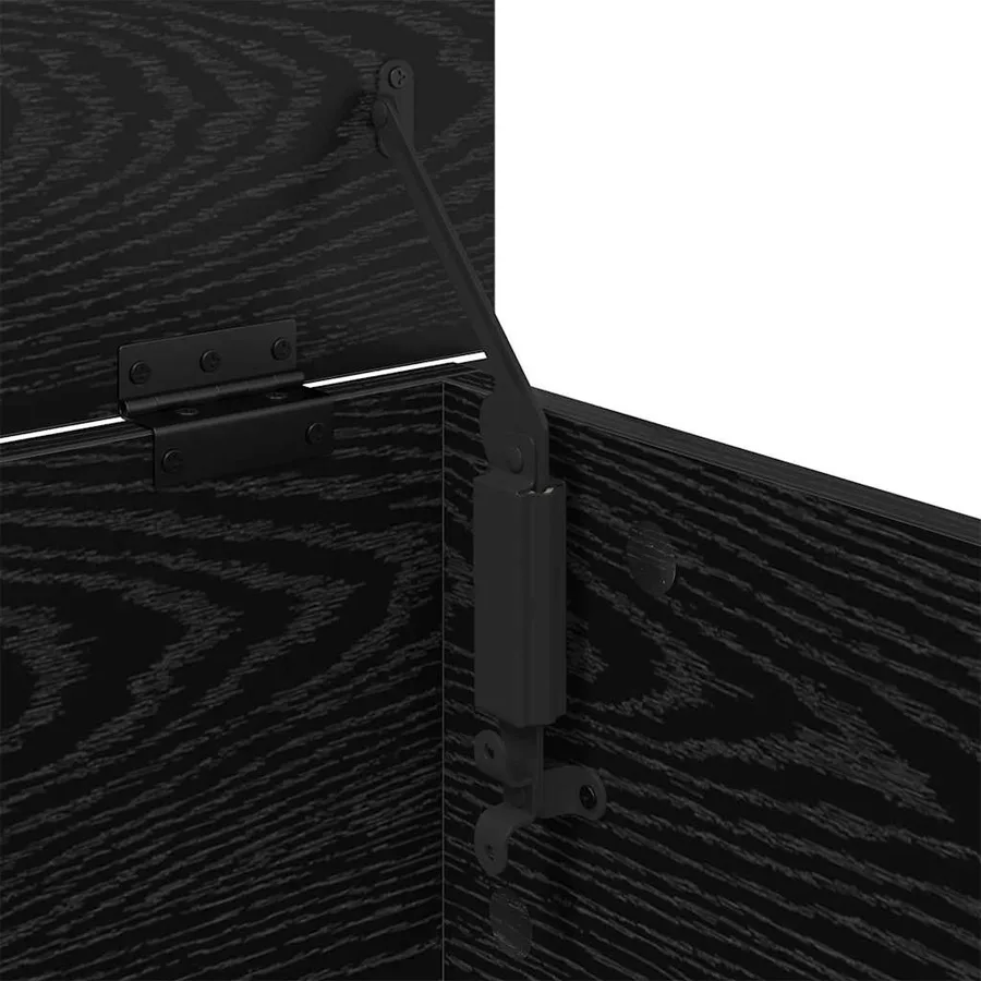 Table basse Chêne noir 91 x 55 x 32 cm Bois d'ingénierie - 9