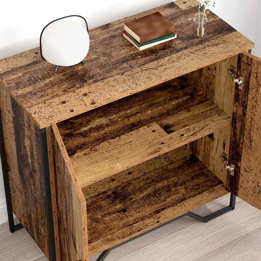 Buffet Bois ancien 78 x 35 x 74,5 cm - 4
