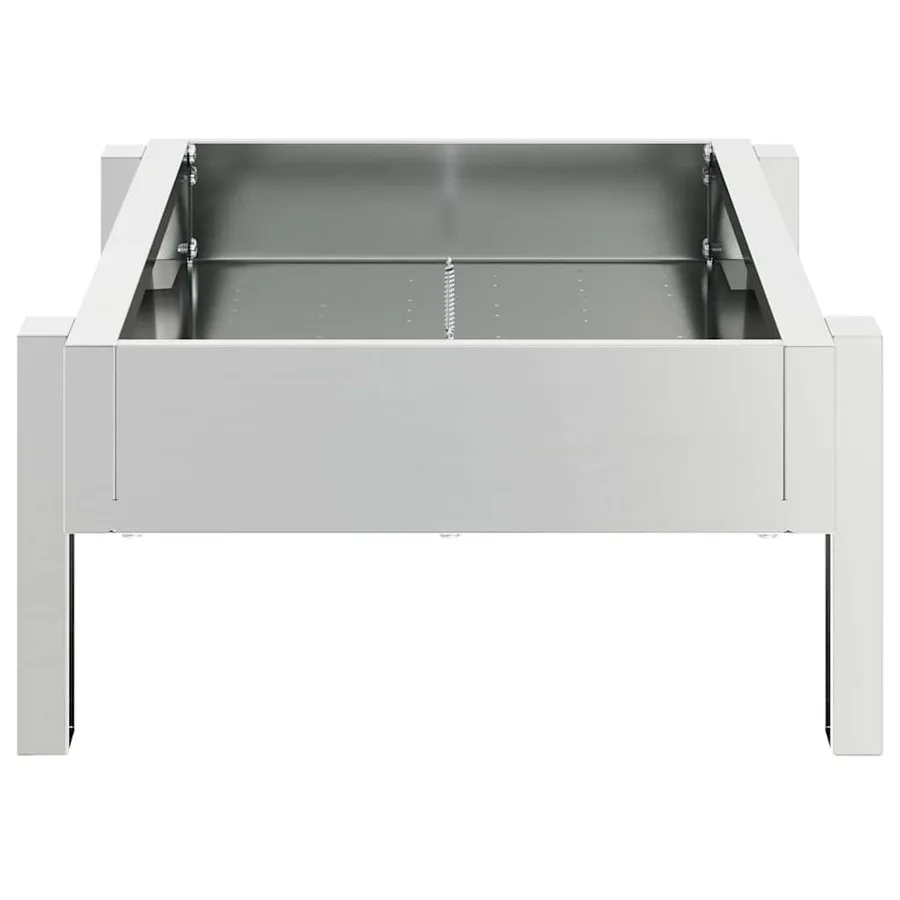 Bac de nourrissage pour poules Argent 80 x 28 x 13.5 cm - 6