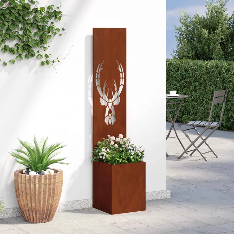 Écran de confidentialité de jardin Rouillé 32 x 150 cm - 4