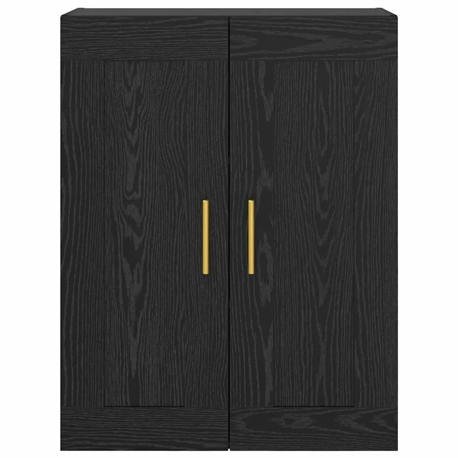 Meuble mural Chêne noir 69,5 x 34 x 90 cm Bois d'ingénierie - 6