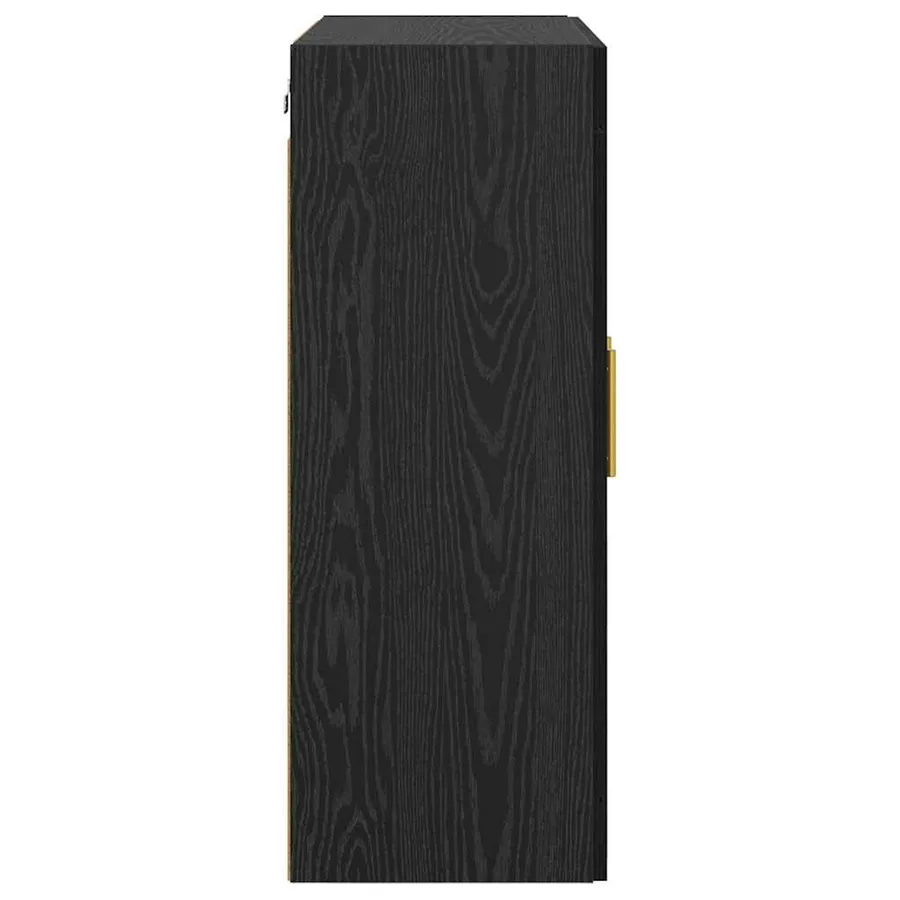 Meuble mural Chêne noir 69,5 x 34 x 90 cm Bois d'ingénierie - 7