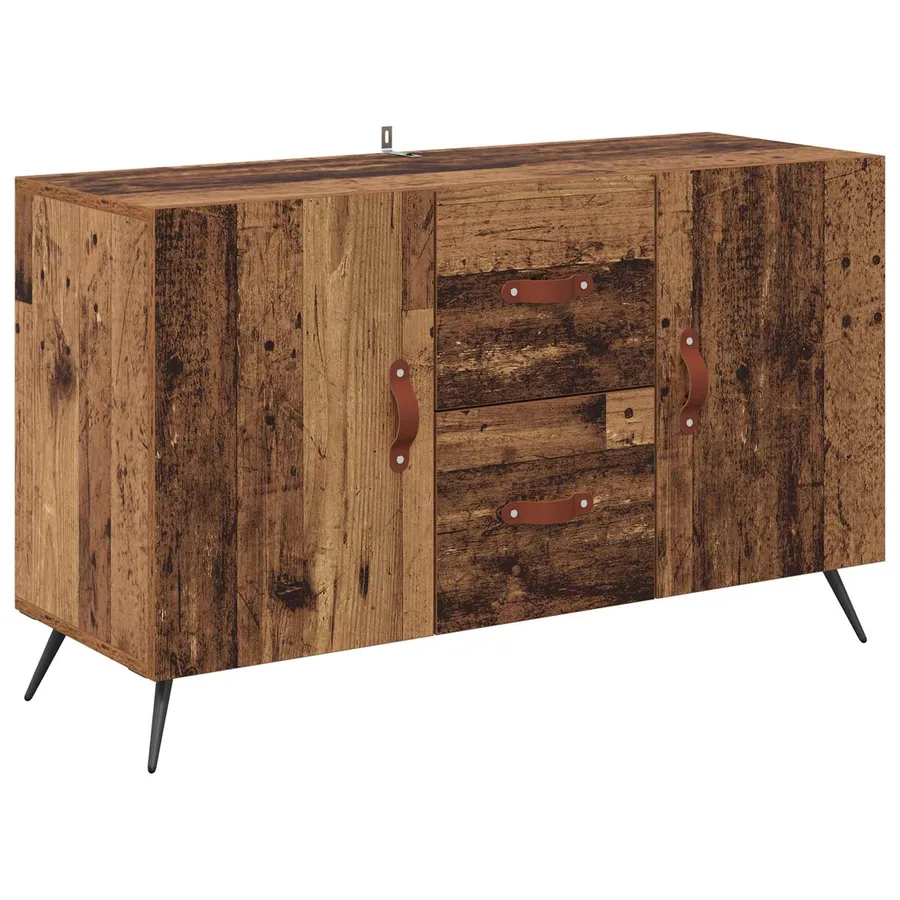 Buffet Bois Ancien 100 x 36 x 60 cm Bois d'ingénierie - 2