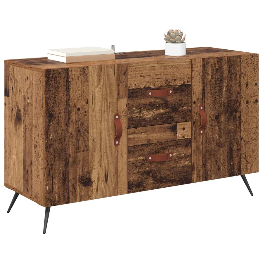 Buffet Bois Ancien 100 x 36 x 60 cm Bois d'ingénierie - 3