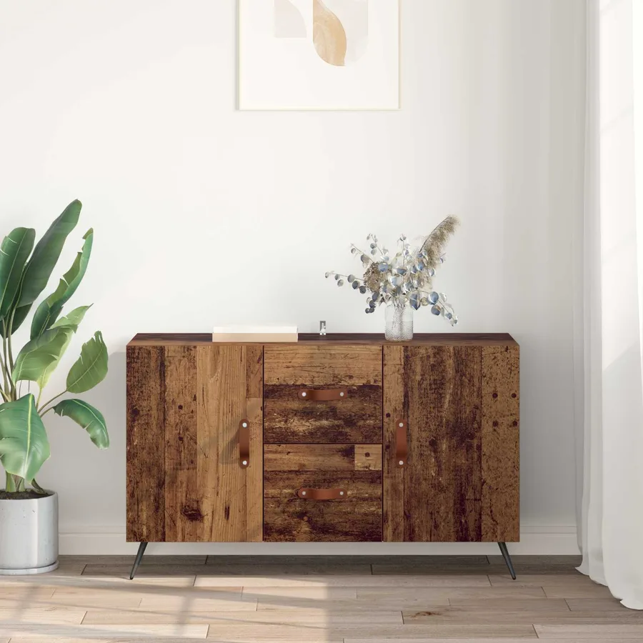 Buffet Bois Ancien 100 x 36 x 60 cm Bois d'ingénierie - 4