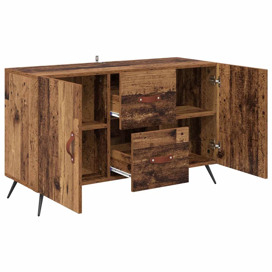 Buffet Bois Ancien 100 x 36 x 60 cm Bois d'ingénierie - 5