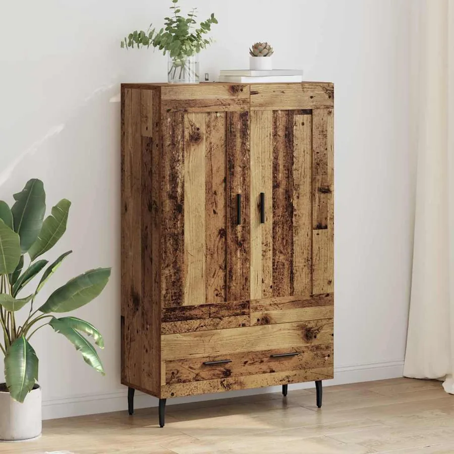 Haut Armoire Bois Ancien 69,5 x 31 x 115 cm Bois d'ingénierie