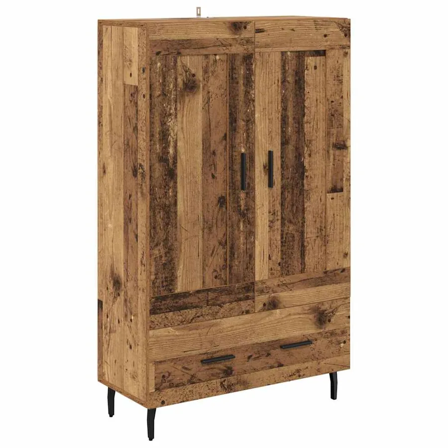 Haut Armoire Bois Ancien 69,5 x 31 x 115 cm Bois d'ingénierie - 2