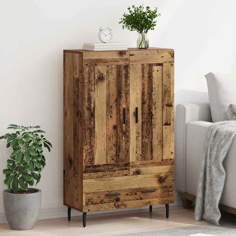 Haut Armoire Bois Ancien 69,5 x 31 x 115 cm Bois d'ingénierie - 4