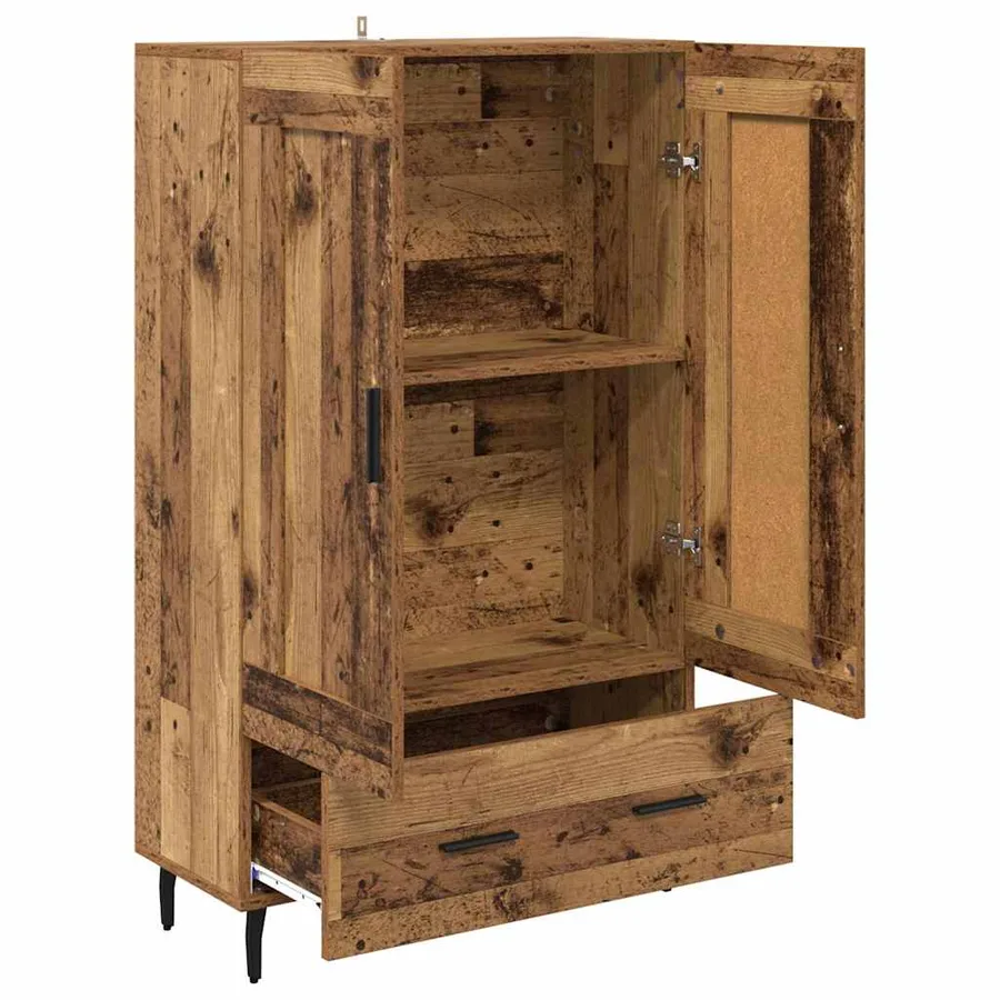 Haut Armoire Bois Ancien 69,5 x 31 x 115 cm Bois d'ingénierie - 5