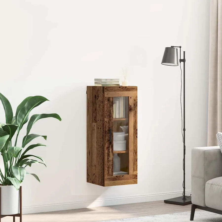 Meuble mural Bois Ancien 34,5 x 34 x 90 cm - 4