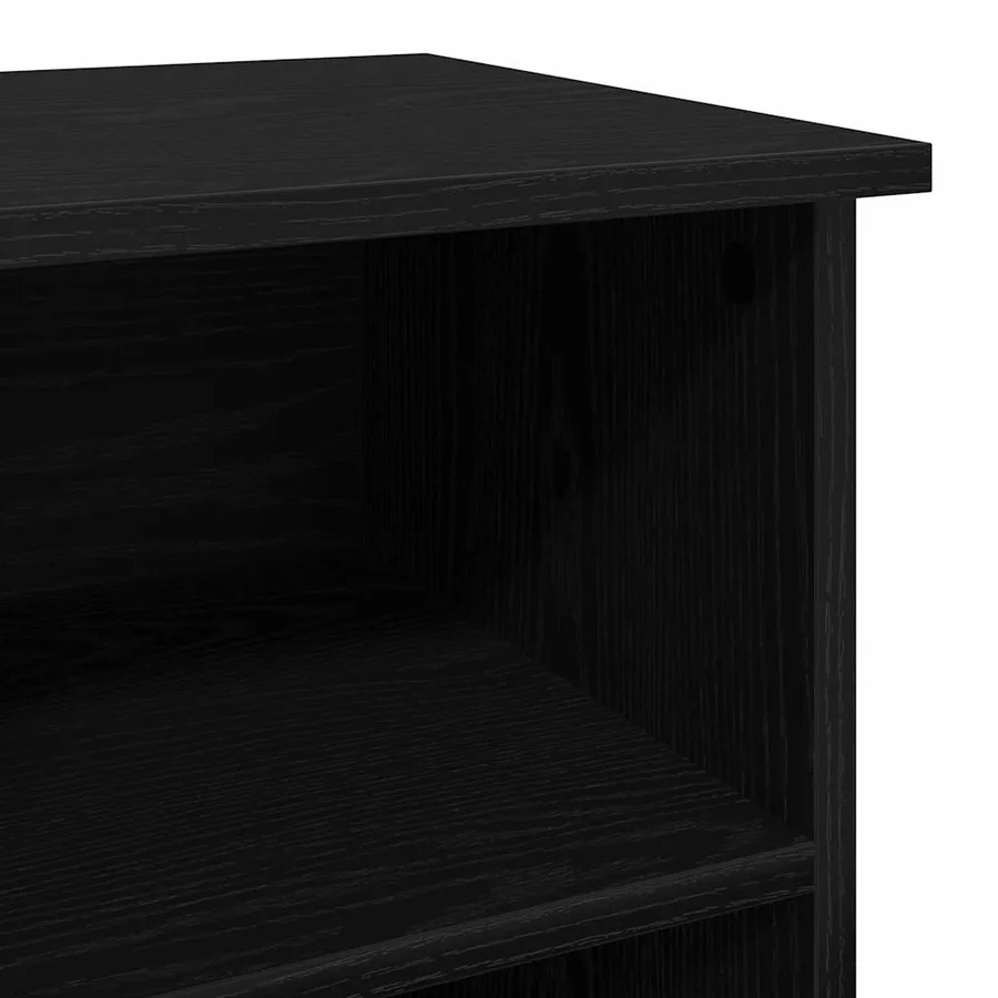 Meuble TV Chêne noir 99,5 x 35,5 x 48 cm Bois d'ingénierie - 9