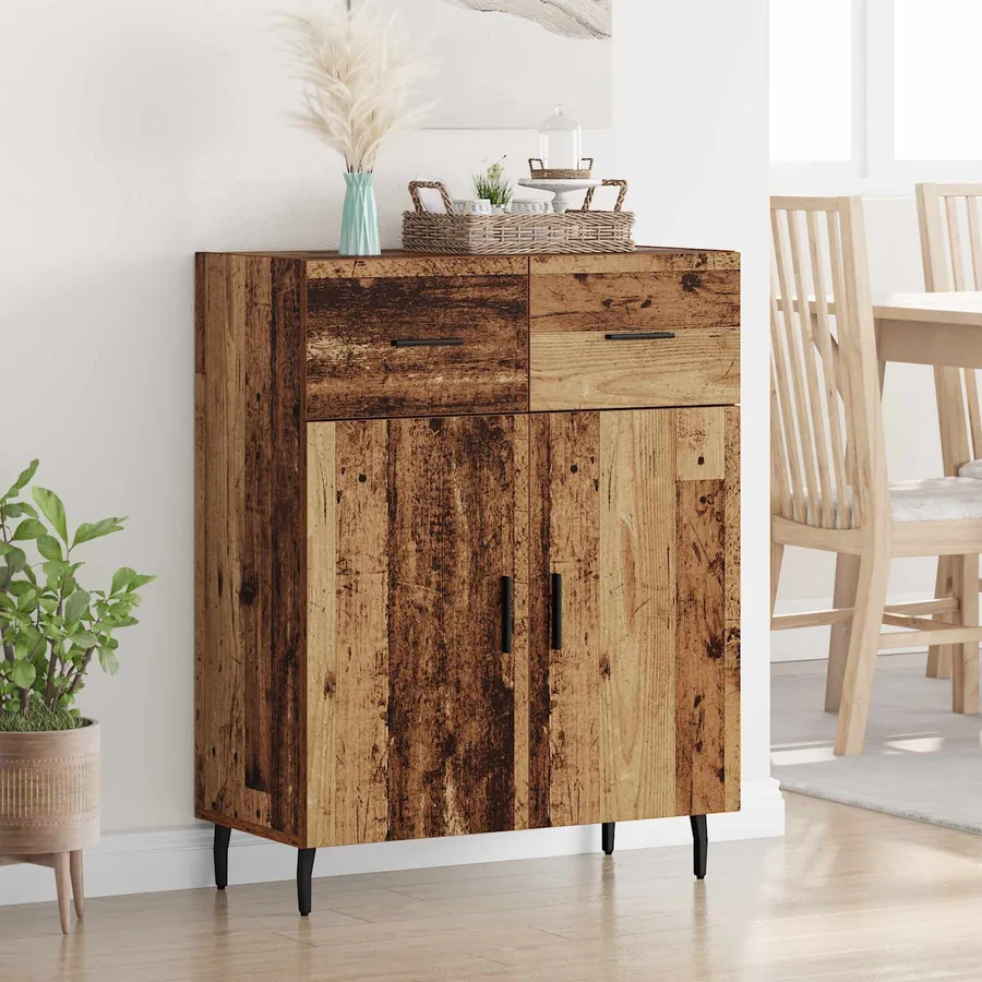Buffet Bois Ancien 69,5 x 34 x 90 cm Bois d'ingénierie