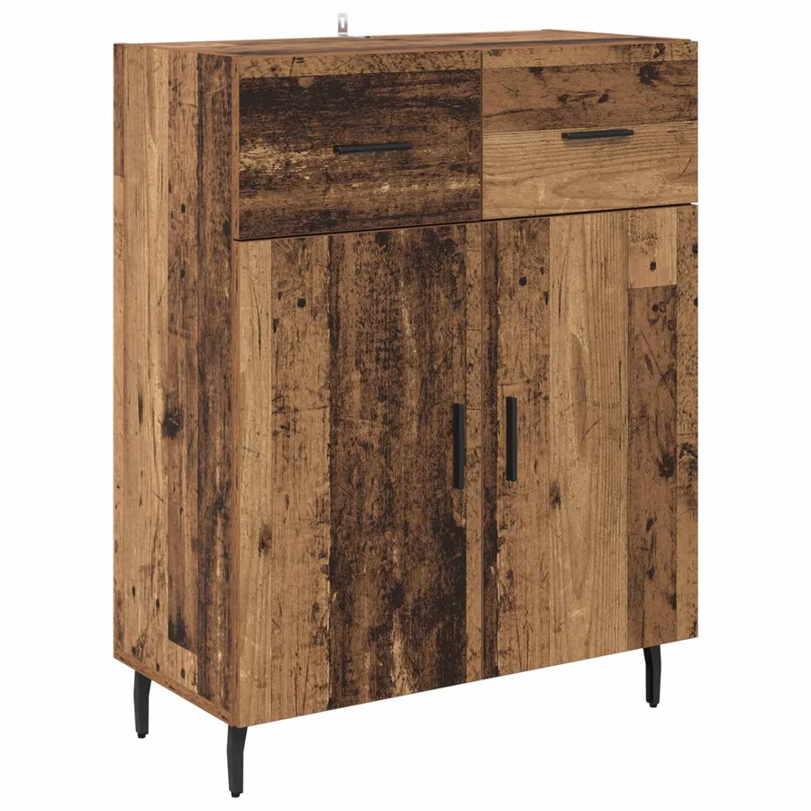 Buffet Bois Ancien 69,5 x 34 x 90 cm Bois d'ingénierie - 2