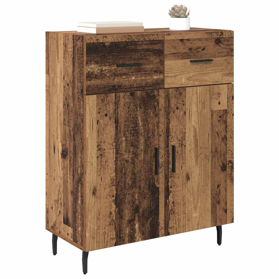 Buffet Bois Ancien 69,5 x 34 x 90 cm Bois d'ingénierie - 3