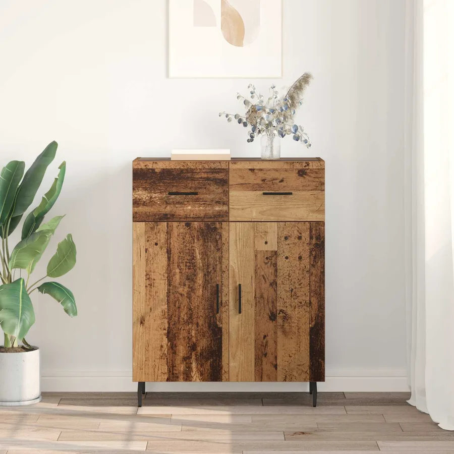 Buffet Bois Ancien 69,5 x 34 x 90 cm Bois d'ingénierie - 4