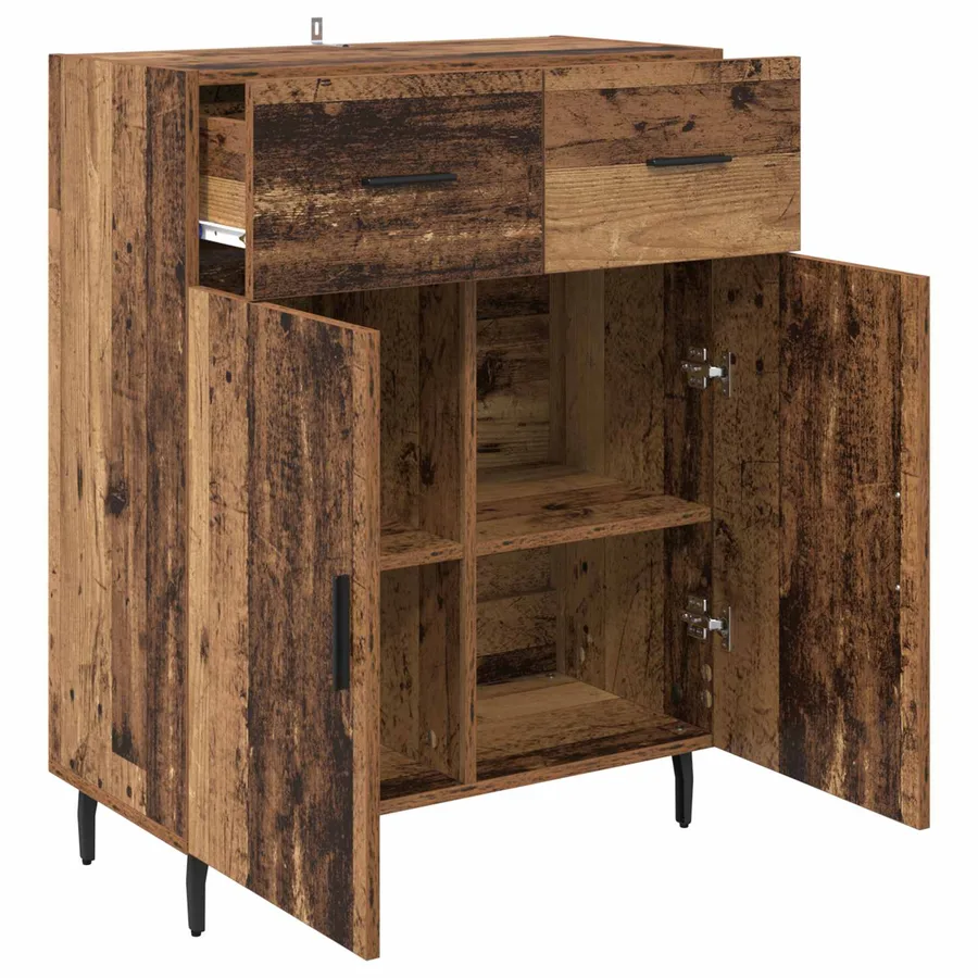Buffet Bois Ancien 69,5 x 34 x 90 cm Bois d'ingénierie - 5