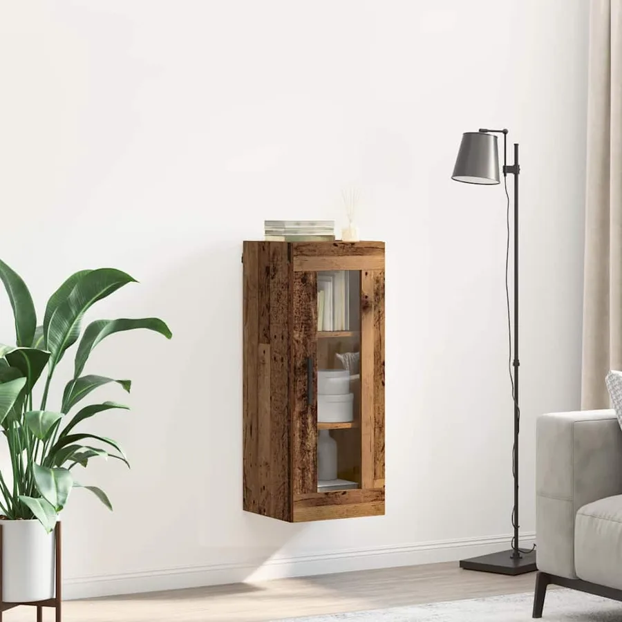 Meuble mural Bois Ancien 34,5 x 34 x 90 cm - 4