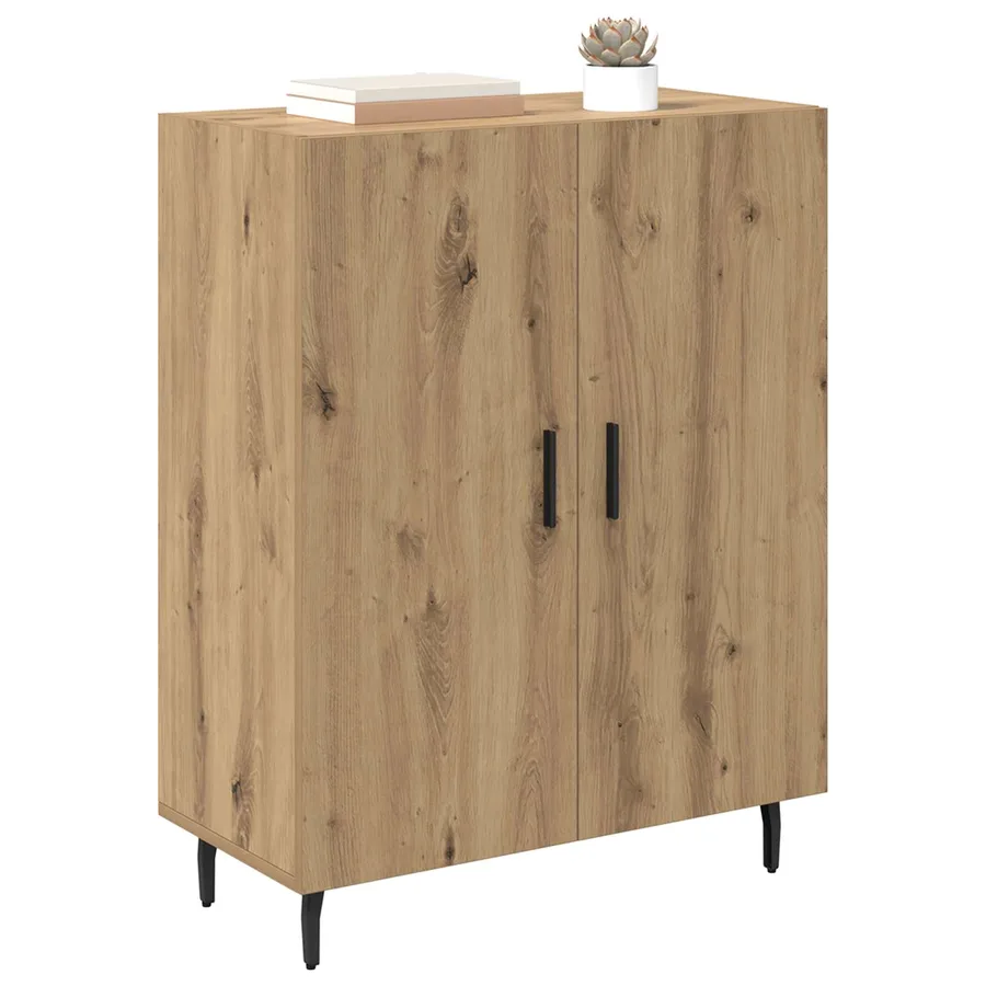 Buffet Chêne artisanal 69,5 x 34 x 90 cm Bois d'ingénierie - 3