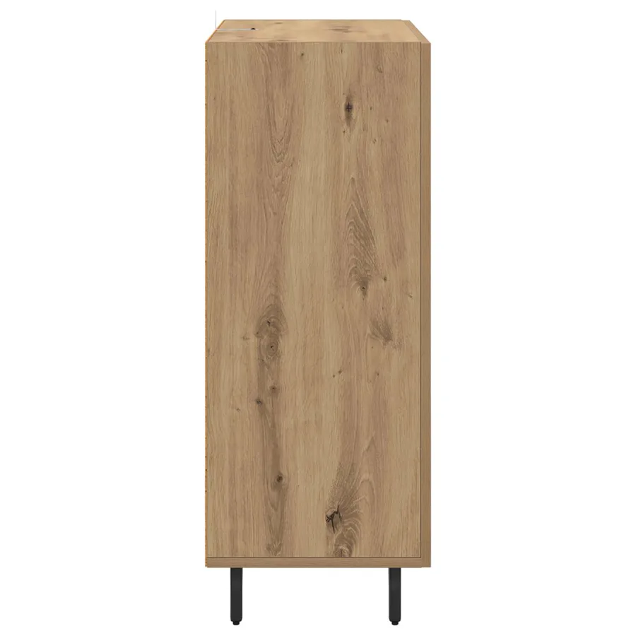 Buffet Chêne artisanal 69,5 x 34 x 90 cm Bois d'ingénierie - 7