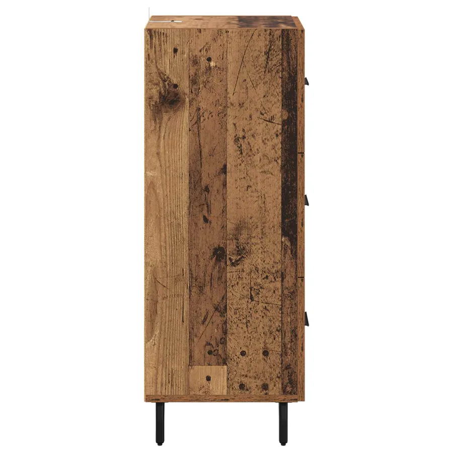 Buffet Bois ancien 34 x 34,5 x 90 cm Bois d'ingénierie - 7