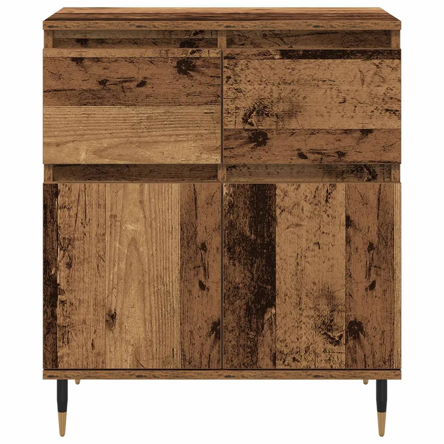 Buffet Bois Ancien 60 x 35 x 70 cm Bois d'ingénierie et fer - 6
