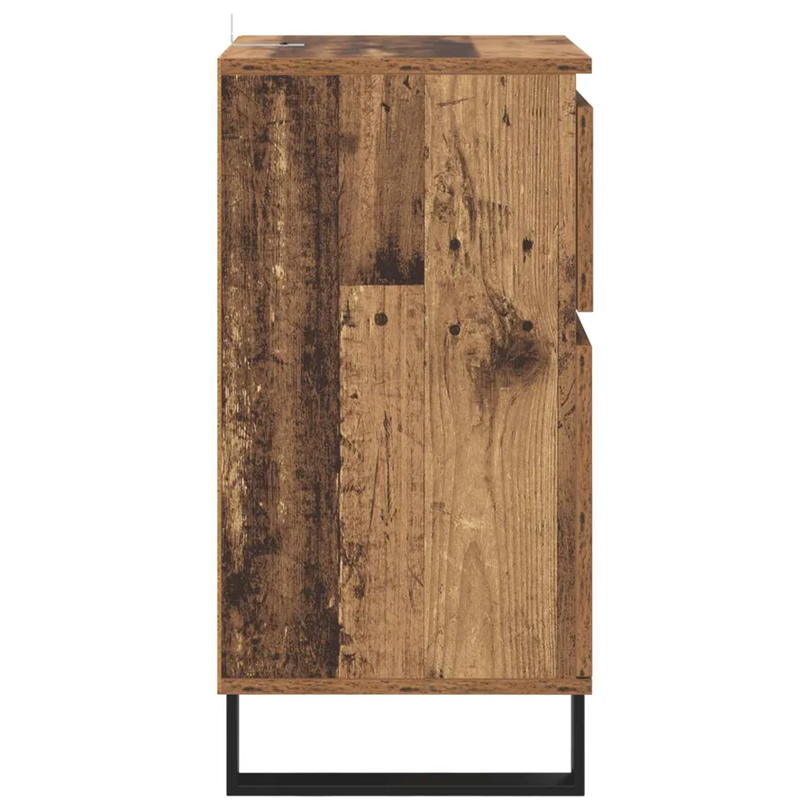 Buffet Bois ancien 35 x 40 x 70 cm Bois d'ingénierie - 7
