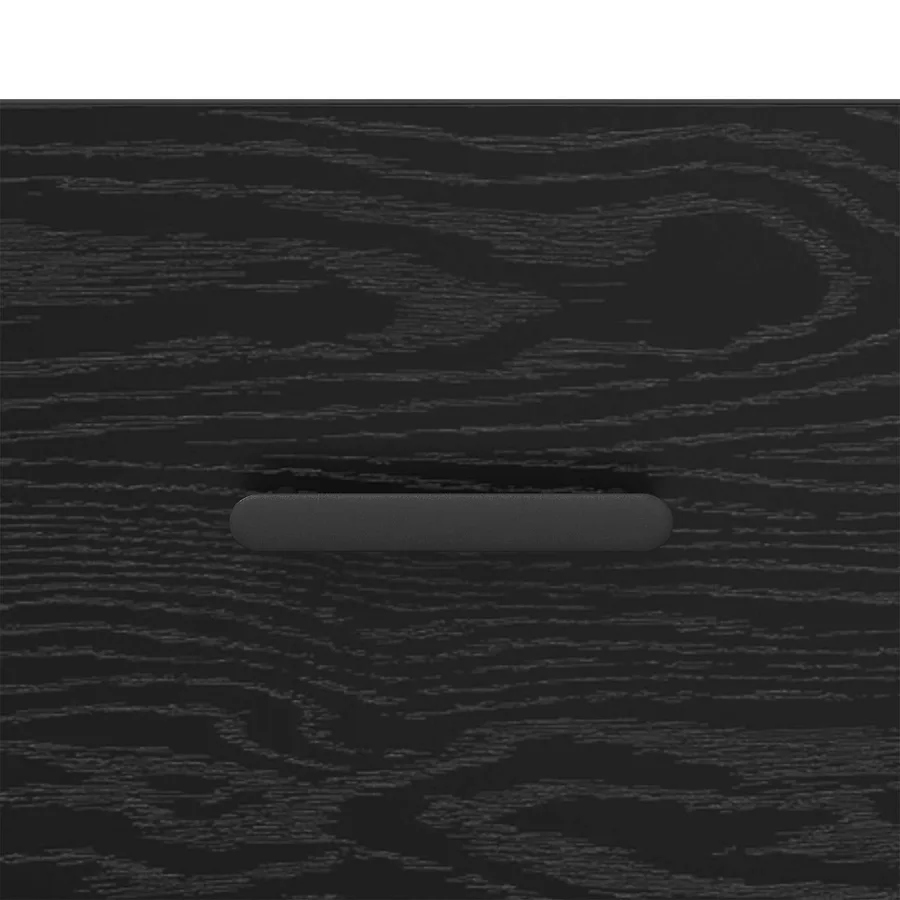 Buffet Chêne noir 34 x 34,5 x 90 cm Bois d'ingénierie - 8